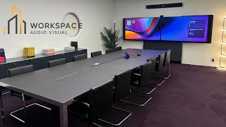 Experience the Future of Boardroom Technology | 12-Seat High-Tech Setup for Seamless Collaboration