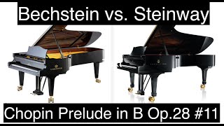 Bechstein vs. Steinway: Chopin Prelude in B - Which Piano Do You Prefer?