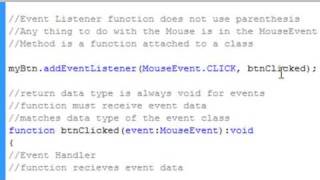 Flash CS4: Adding Button Events
