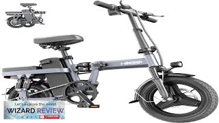 Folding Electric Bikes for Adults 14” Tire 22Mph by 400W (Peak 600W) Review