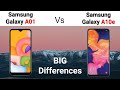 Samsung Galaxy A01 vs Galaxy A10e