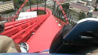 Eejanaika Roller Coaster POV - Fuji Q Highland Japan