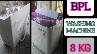 BPL WASHING MACHINE 8KG NEW MODEL