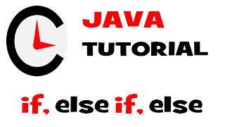 Minute Code: JAVA IF, ELSE IF, ELSE