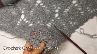 TIĞ İŞİ KOZALAK ŞAL YAPIMI #Kolay Üçgen Şal Modelleri / CROCHET CHAL TRİANGULAR