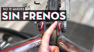 Cambia los frenos de tu bicicleta a tiempo y evita tener un accidente.