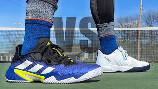 adidas Barricade VS K-Swiss Ultrashot 3