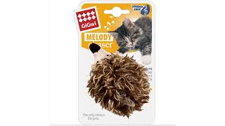 GiGwi Melody Chaser Cat Toy - Hedgehog (with Motion Activated Sound Chip)