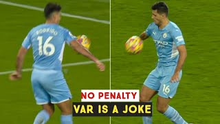 Rodri Handball but VAR Disallowed Everton Penalty | Everton vs Man City 0-1