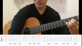 [型格fingerstyle教學]   Canon in D 卡農 Part B