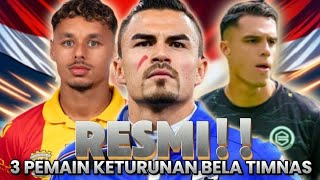 3 Pemain Keturunan Resmi Dinaturalisasi, Timnas Indonesia Makin Kuat!