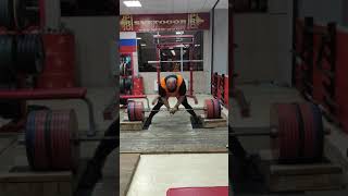 Deadlift 550 kg from platform 12sm