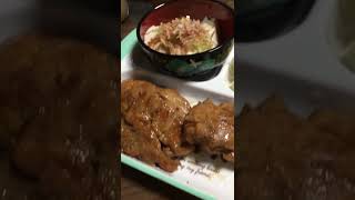 【夕食】今夜はガーリックバターチキン！