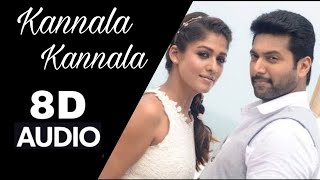 Kannala Kannala 8d Song  Tamil Song  Thani Oruvan Movie  Must Use Headphones 🎧