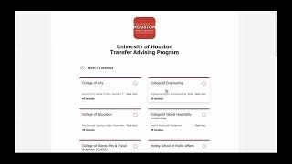 Preparing for a Transfer Advising Session - Transfer Advising Program UH