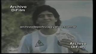 Publicidad Lotería Chaqueña con Diego Maradona - DiFilm (1986)