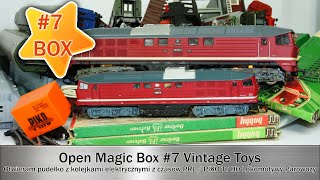 Open Magic Box #7 Vintage Toys Otwieram pudełko z kolejkami elektrycznymi z czasów PRL PIKO Parowozy