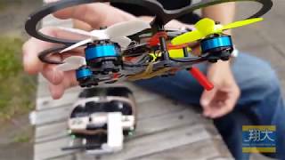 翔大模型_MD90 1304 6200KV TEST 2S 450mah and 3S 850mah FLY