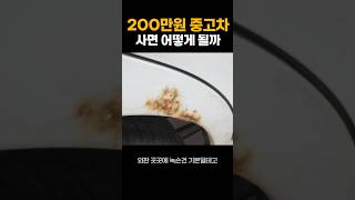 200만원짜리 중고차 현실적인 평가