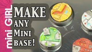 miniGIRL #44: How to Make ANY Miniature Base or Terrain! Sci-Fi, Ruins, Rocky, Texture