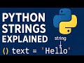 Python Strings Explained in 5 Minutes | Beginner Friendly Tutorial 🧑🏻‍💻🔥 