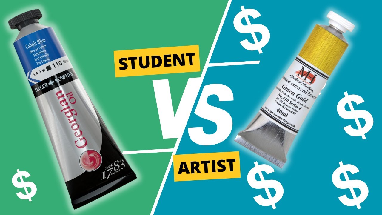 Oil Paint Artist Vs Student Grade At Alexis Kevin Blog
