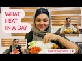 What i eat in a day🍌🥛🍉🍚🍚🥗