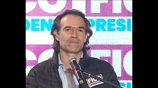 Fico Gutiérrez tras ser elegido candidato presidencial: “Derrotemos los proyectos populistas”