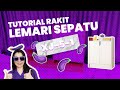 UNBOXING & CARA PASANG LEMARI SEPATU(XJ-5-1)!! link untuk pembelian produk ada di deskripsi