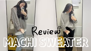 [뜨개리뷰]마치스웨터(MACHI SWEATER) 완성!! / 오버핏니트 / 파인아트얀 까리노폭스