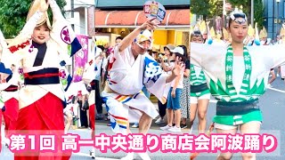 【本編|阿波おどり2024】高島平に阿波おどりが帰って来た！江戸っ子連・飛鳥連・葵新連・しのぶ連・いろは連・新粋連らが登場！【第1回 高一中央通り商店会阿波踊り|阿波高】