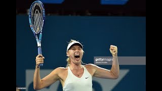 Maria Sharapova vs Ana Ivanovic Brisbane 2015 Highlights