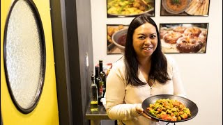 Cheata Nao makes cha groeung sach drook at the Get Cooking Studio in Edmonton