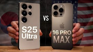 samsung s25 ultra vs iphone 16 pro max  which is better?