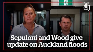Sepuloni and Wood give update on Auckland floods | nzherald.co.nz