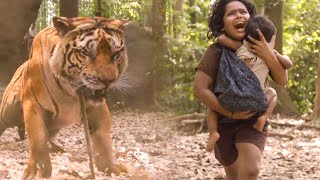 Mohanlal Best Tiger Fight Scene | Kamalinee Mukherjee | Namitha | Lal | Chalana Chitram