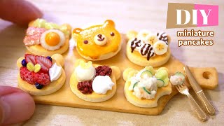 【DIY】 I made 6 kinds of pancakes. | polymerclay | miniature