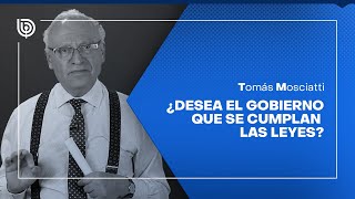 ¿Desea el gobierno que se cumplan las leyes?