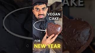 Easy VEGAN CAKE Recipe for New Year 2025 | The Simpler #happynewyear #newyear2025 #vegancake