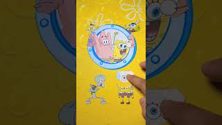 Woww ‼️ Spongebob fun & Squidward 😝🤩 funny character change puzzle Spongebob 🤣 #shorts #viral