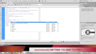 Javascript Tutorials 2 - comments & document write