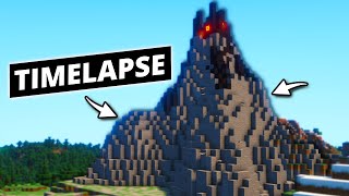 Volcano in Minecraft | Timelapse