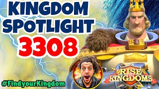 KINGDOM SPOTLIGHT 3308 l Community Update l Alliance Spot light l Rise of Kingdoms #findyourkingdom