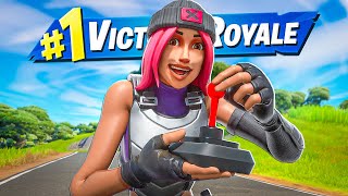 Winning a Game of Fortnite w/ a Joystick #shorts