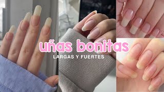 ¡Uñas largas y fuertes en solo 7 días!  *sin gastar dinero* 💅🕒🩷🌸