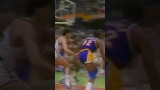NBA Iconic Moments - Magic Johnson Skyhook #Shorts