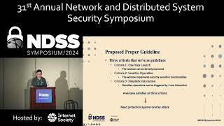 NDSS 2024 - Beyond the Surface: Uncovering the Unprotected Components of Android Against Overlay Att