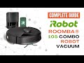 How to Use: iRobot Roomba 105 Combo Robot Vacuum | LiDAR Imaging Vac + Mop | Complete User Guide