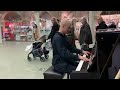 Disguised concert pianist stuns unsuspecting travelers