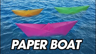 How to Make a Paper Boat Easy Make For Kids | Origami Boat | Origami Step by Step Tutorial | HD